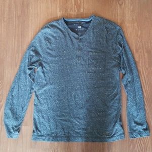 Men's M, Calvin Klein Long Sleeve Henley